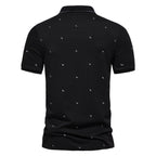 Herren Polohemd mit feinem Muster