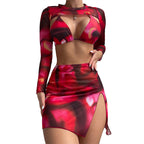 Damen modisches Ensemble mit Cut-Out-Design