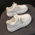Damen Chunky Plattform-Sneaker mit einzigartigem Schnürsystem