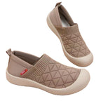 Damen Atmungsaktive Slip-On Freizeitschuhe mit rutschfester Sohle R&B