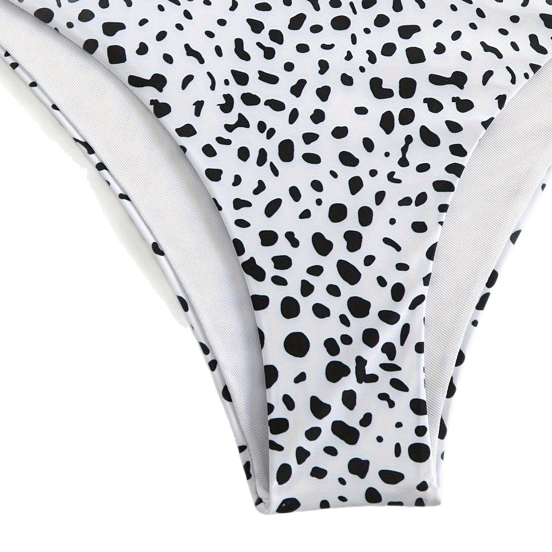 Damen Sportliches Bikini-Set mit elastischen Trägern R&B