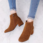 Damen Stiefeletten mit elegantem Reißverschluss und softem Obermaterial R&B