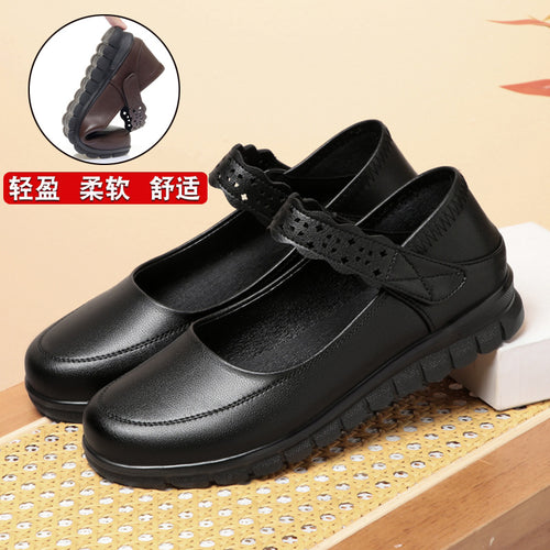Damen Mary Jane Schuhe mit durchbrochenem Riemchen und rutschfester Sohle R&B