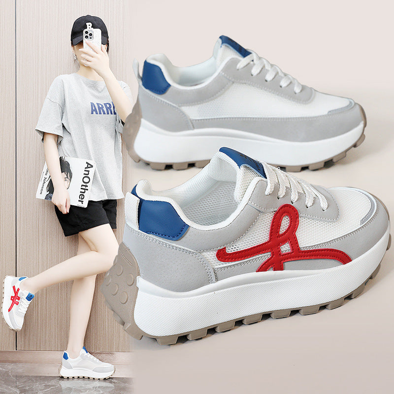 Damen Sportliche Sneaker mit atmungsaktiver Mesh-Oberfläche und dämpfendem Komfort R&B