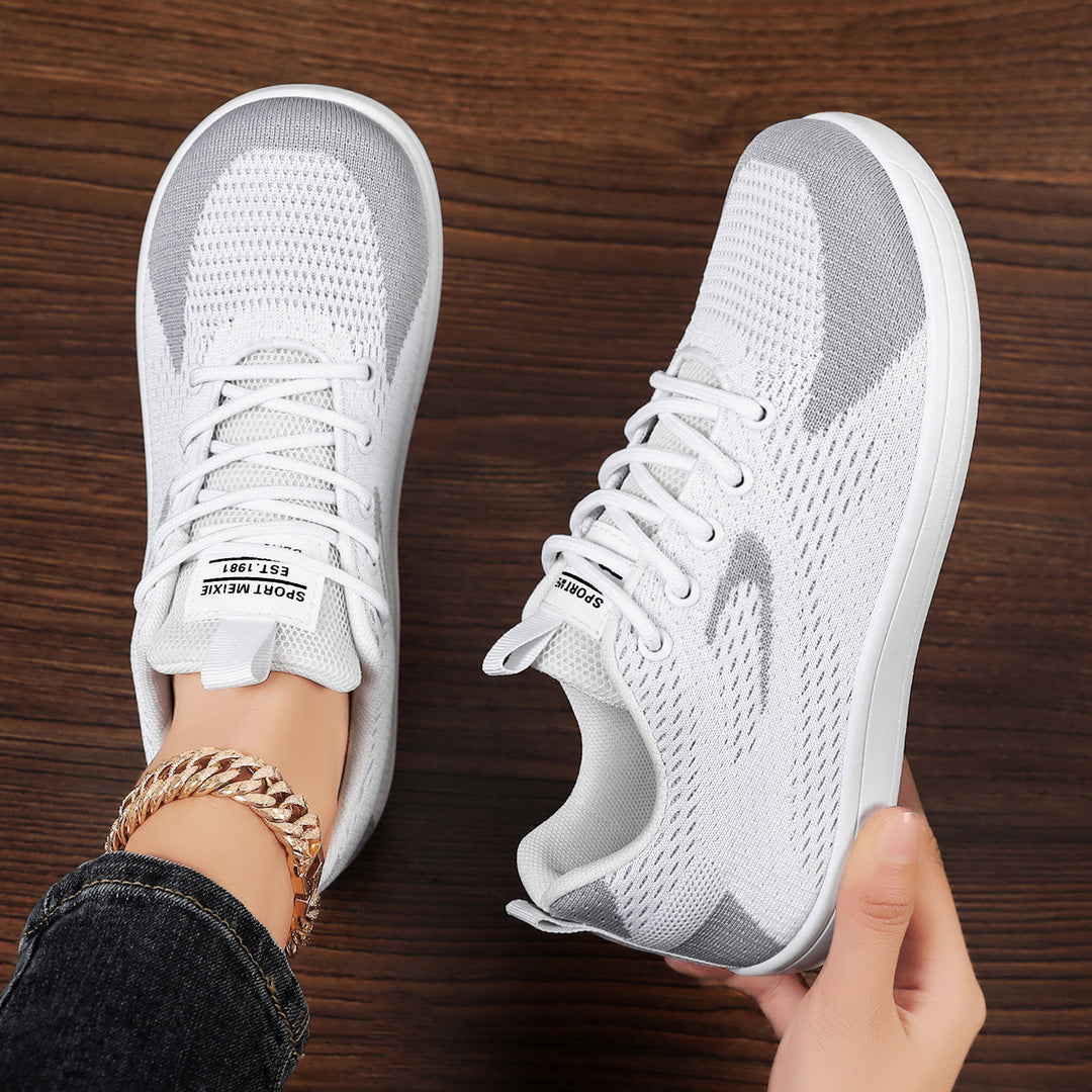 Damen Sportliche Mesh-Sneaker mit ergonomischem Fußbett und rutschfester Sohle R&B