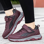 Damen Sportliche Wandersneaker mit atmungsaktivem Obermaterial und flexibel anpassbarem Verschluss R&B