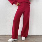 Damen Weite Strickhose R&B