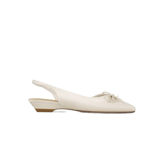 Damen Sling-Ballerinas mit dekorativem Schleifenakzent und komfortablem Fußbett R&B