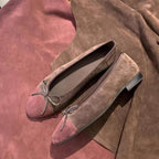 Damen Elegante Ballerinas mit modischem Schleifenakzent R&B