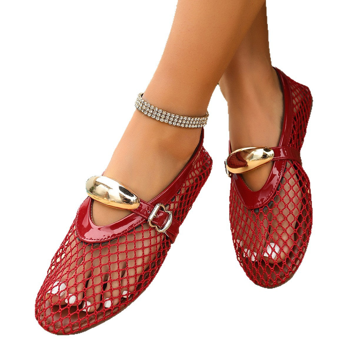 Damen Bequeme und elegante Netzschuhe