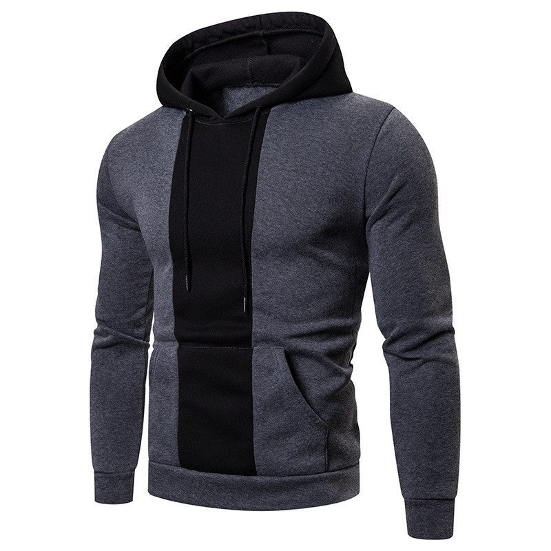 Herren Kapuzenpullover mit modernem Farbblock-Design R&B
