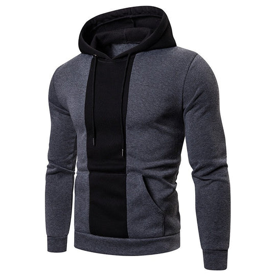 Herren Kapuzenpullover mit modernem Farbblock-Design R&B