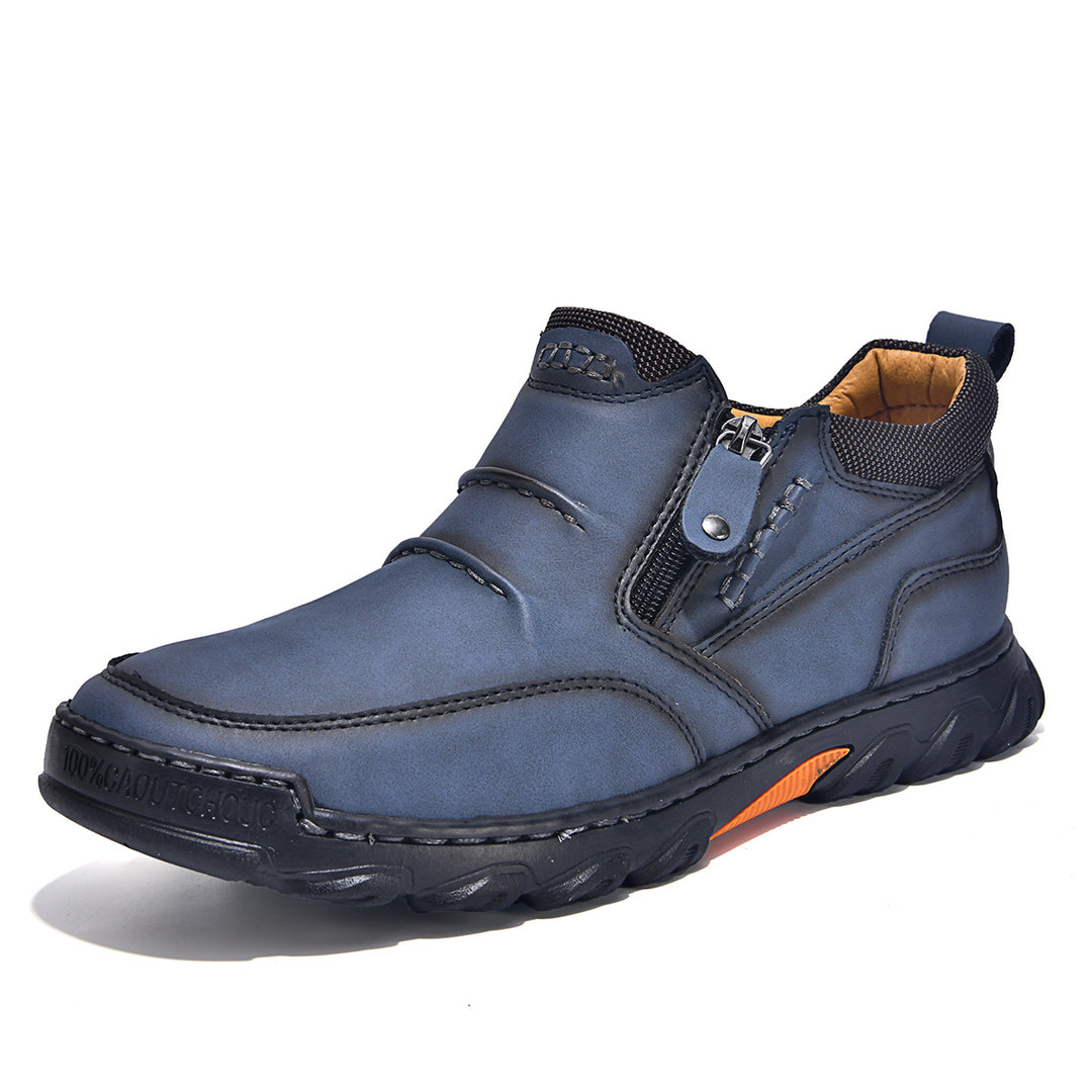 Herren Bequeme und elegante Stiefeletten mit Reißverschluss R&B
