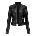 Damen Bikerjacke mit modernem Schnitt