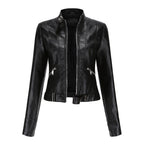 Damen Bikerjacke mit modernem Schnitt