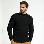 Herren modischer Strickpullover mit strukturiertem Design