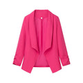 Damen elegante Blazerjacke mit lässigem Schnitt und modischem Revers R&B