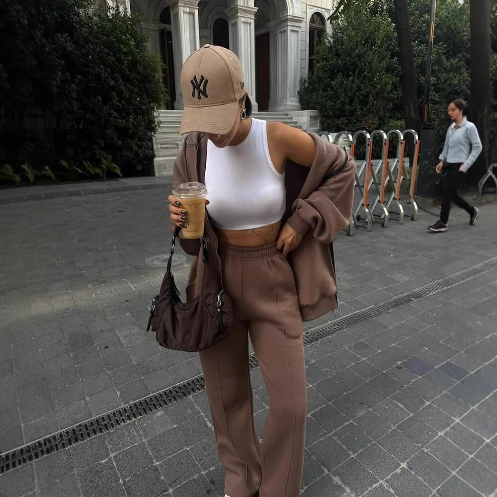 Damen Hoodie und Jogginghose mit weitem Schnitt R&B