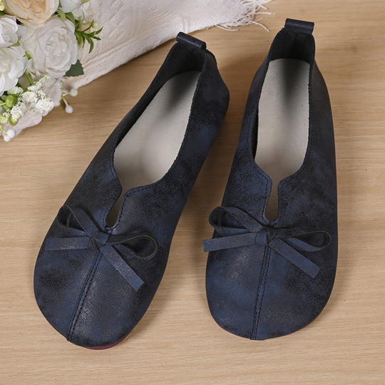 Damen Ballerinas mit modischem Schleifendesign und bequemer Sohle R&B
