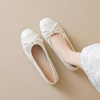 Damen Ballerinas mit dekorativem Schleifen-Design und komfortabler Sohle