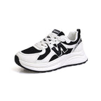 Damen Sportliche Sneakers mit atmungsaktivem Mesh-Obermaterial und dämpfendem Sohlenprofil R&B