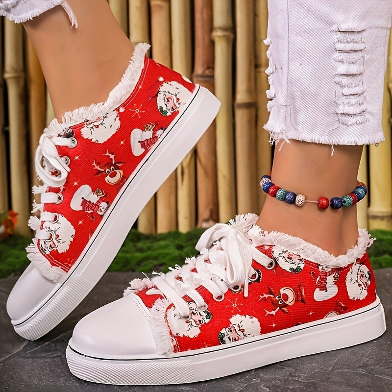 Damen Freizeitschuhe mit verspieltem Motiv und gemütlicher Fleece-Innensohle R&B