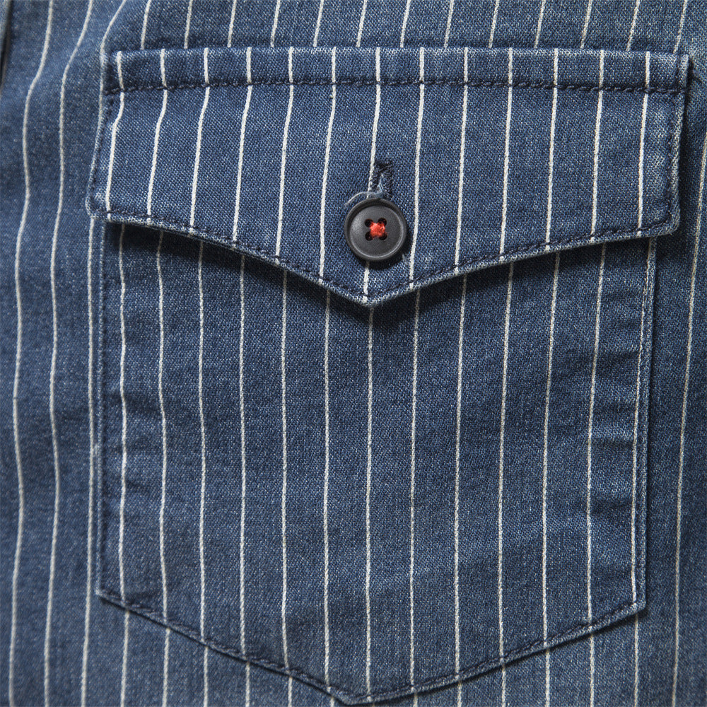 Herren Karohemd im modernen Slim-Fit-Stil mit Brusttaschen