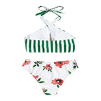 Damen Bikini-Set mit modischem Schnitt und floralen Akzenten R&B