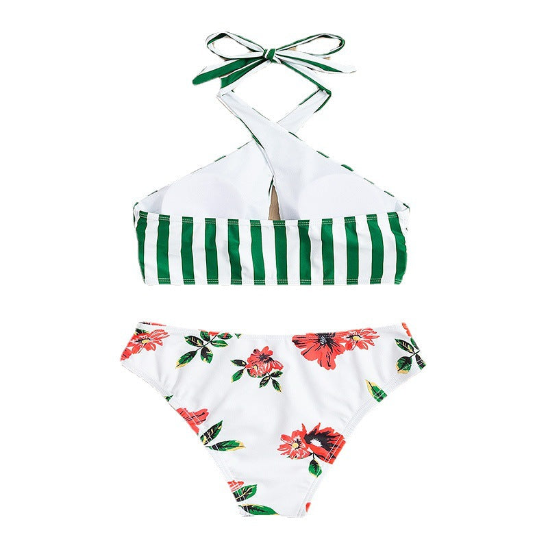 Damen Bikini-Set mit modischem Schnitt und floralen Akzenten R&B