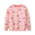 Mädchen Sweatshirt mit fröhlichem Kirsch-Design R&B
