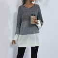 Damen lässiger Oversized Pullover