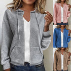 Damen Fleecejacke mit Strukturiertem Waffelmuster R&B
