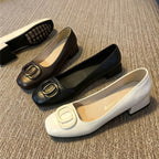 Damen elegante Pumps mit dekorativer Schnalle R&B