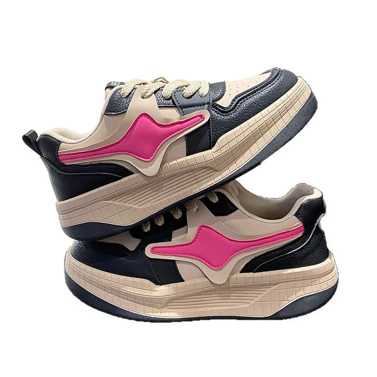 Damen sportliche Sneaker mit strapazierfähigem Obermaterial und dämpfender Sohle R&B