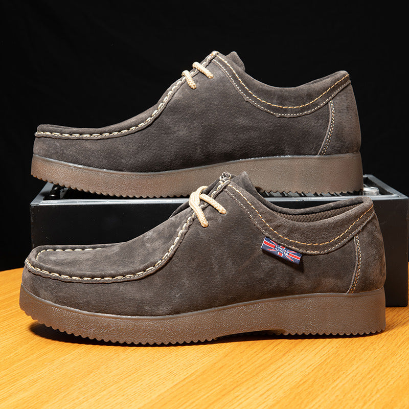 Damen elegante Mokassins aus hochwertigem Wildleder mit komfortabler Sohle R&B