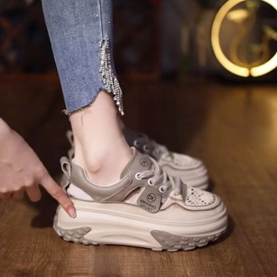 Damen High-Top Sneakers mit gepolsterter Sohle und atmungsaktiver Konstruktion R&B