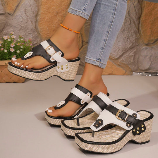 Damen Plateau-Sandalen R&B