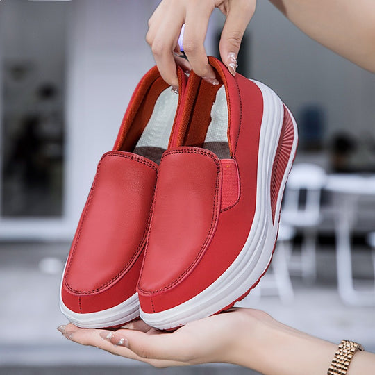 Damen Komfortable Slip-On Sneakers mit gepolsterter Sohle R&B