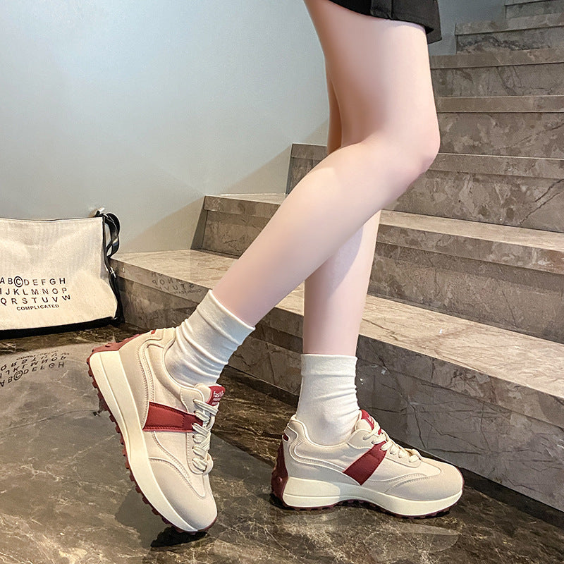 Damen komfortable Freizeitsneaker mit atmungsaktivem Obermaterial und modischem Design R&B