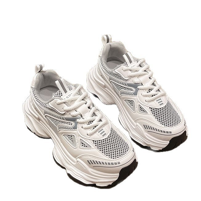 Damen Sportliche Sneakers mit atmungsaktivem Netzmaterial und rutschfester Sohle R&B