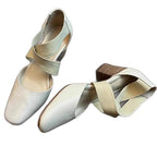 Damen Elegante Slingback-Pantoletten mit modischem Kreuzband R&B