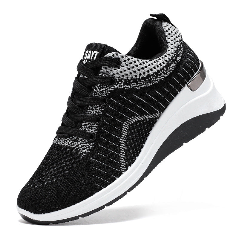 Damen Sportliche und atmungsaktive Knit Sneakers mit rutschfester Sohle R&B
