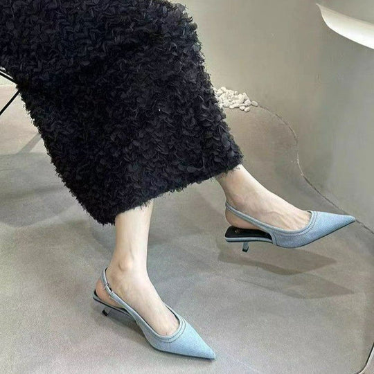 Damen elegante Slingback Stilettos R&B