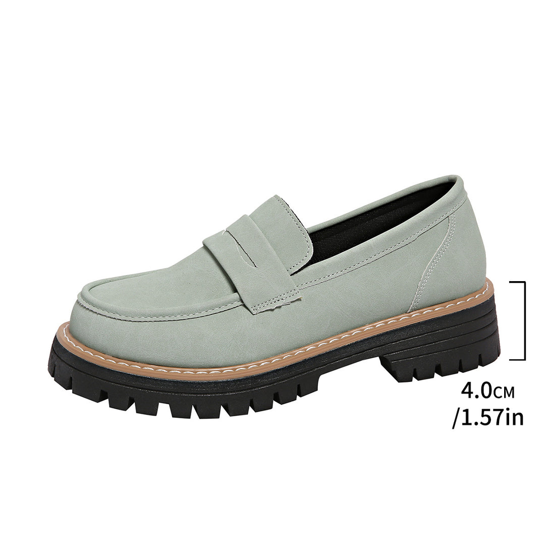 Damen modische Mokassins mit robustem Profil R&B