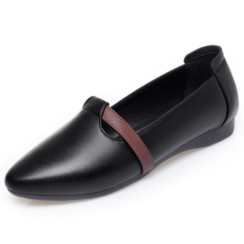 Damen Ballerinas mit elegantem Riemen und komfortablem Fußbett R&B