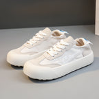 Damen Bequeme Sneakers mit erhöhte Sohle und atmungsaktiver Mesh-Oberfläche R&B