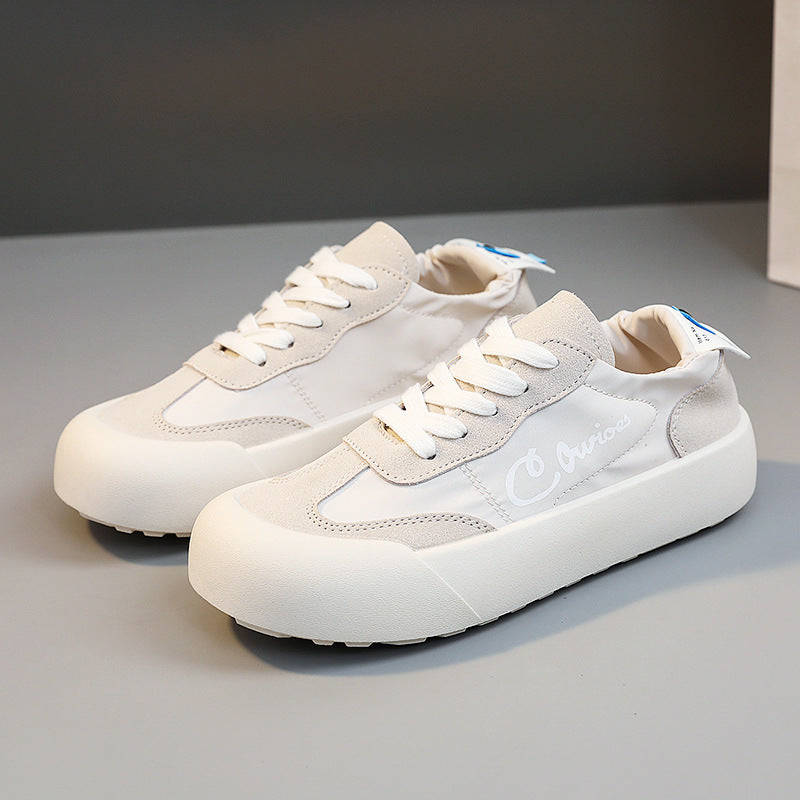 Damen Bequeme Sneakers mit erhöhte Sohle und atmungsaktiver Mesh-Oberfläche R&B