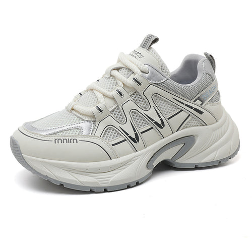 Damen Sportliche Sneakers mit atmungsaktivem Mesh-Obermaterial und dämpfender Laufsohle R&B