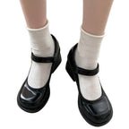 Damen elegante Mary Jane Pumps mit modernem Blockabsatz R&B
