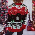 Damen Weihnachts-Pullover mit festlichem Design und gemütlichem Schnitt R&B